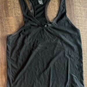 Victoria's Secret Black Fitted Sleeveless Tank Top
